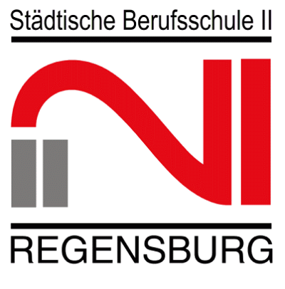 Logo Städtische Berufsschule II für Ernährungs,- Bau-, Holz-, Farb- und gestaltende Berufe Fachakademie für Ernährungs- und Versorgungsmanagement Regensburg